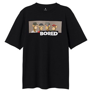 LMTD - Avan Boredofd T-shirt Sky SS, Black