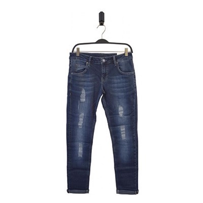 HOUNd - XTRA SLIM Ripped Semi Jeans, Blue denim