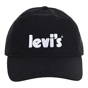 Levi's -  LAN Poster Logo Cap, Black (8 - 20 år)