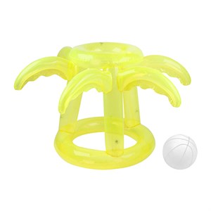 SunnyLife - Oppusteligt Basketball Sæt Tropical, Neon Lime