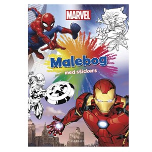 Forlaget Carlsen - Marvel Malebog Med Klistermærker