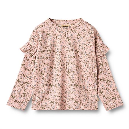 Wheat - T-Shirt Belinda LS, Rose Powder Flowers