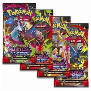 POKEMON - Poke Mega Evolution - Phantasmal Flames ME02 Booster, Ass.