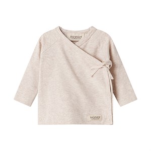 MarMar - Tut Wrap Bluse LS, Light Beige Mel.