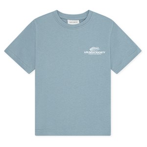 LES DEUX - Exhibition T-Shirt KIDS SS, Faded Denim Blue