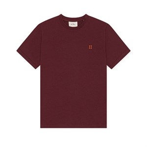 LES DEUX - Core Contrast T-shirt Kids SS, Chocolate Truffle Red