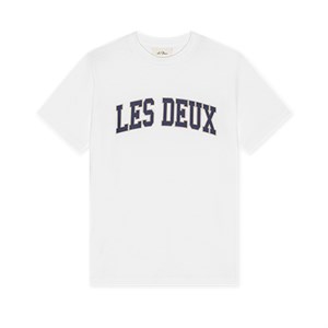 LES DEUX - College T-Shirt KIDS, White