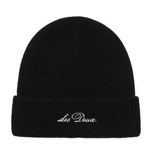 LES DEUX - Signature Beanie Kids, Black