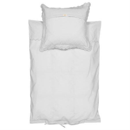 MarMar - Bed Linen Scallop Baby Sengetøj, Morning Dew