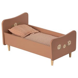 Maileg - Wooden Bed - Mini, Rose