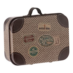 Maileg - Kuffert Mikro, Råhvid