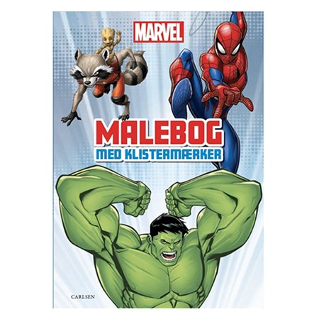 Forlaget Carlsen - Marvel Malebog Med Klistermærker