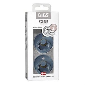 BIBS - Bibs Colour 2 pak - Str. 2 (6-12 MDR), Petrol/Petrol
