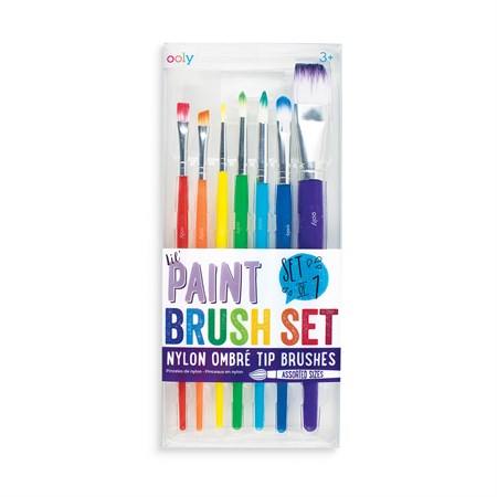 OOLY- Lil\' Paint Brushes, Sæt m. 7 pensler