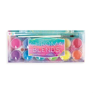 OOLY - Chroma Blends Watercolor Pearescent, 12 Stk