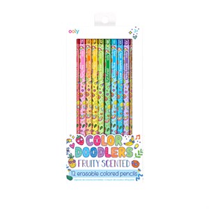 OOLY - 12 Doodlers Scented Erasable Color Pencils