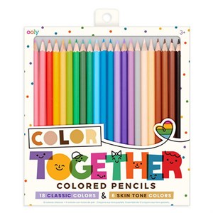OOLY - Color Together Colored Pencils, Sæt Med 24