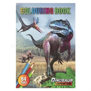 Hobbymate - Malebog Dinosaur, 64 Sider