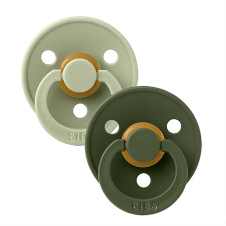 BIBS - Bibs Colour 2 pak - Str. 3 (18+ MDR), Sage/Hunter Green