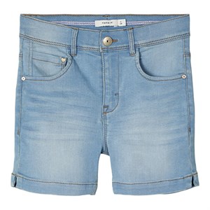 Name It - Salli Denim Shorts, Light Blue Denim