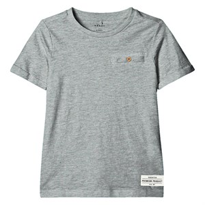 Name It - Vincent T-shirt SS, Grey Melange