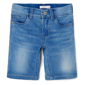 Name It - Theo Denim Sweat Shorts 5799, Medium Blue Denim