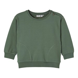 Name It - Drako Boxy Sweatshirt, Duck Green