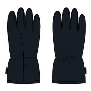 Name it - Mar Fleece Gloves SFO, Black