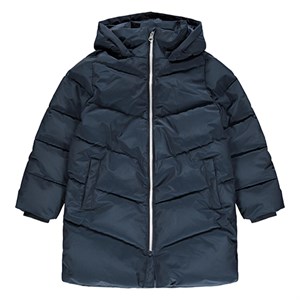 Name It - Mown Long Down Jacket, Dark Sapphire