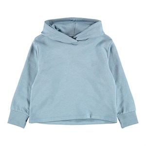 Name It - Tekka Oversize Short Sweatshirt, Dusty Blue