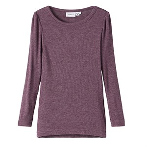 Name It - Soregine T-shirt LS, Vintage Violet