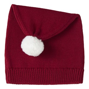 Name It - NBN RIXMAS Strikket Nissehue, Red Dahlia