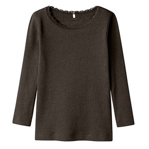Name It - Kab T-shirt Noos LS, Delicioso Melange