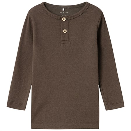 Name It - Kab LS Slim Top, Bracken