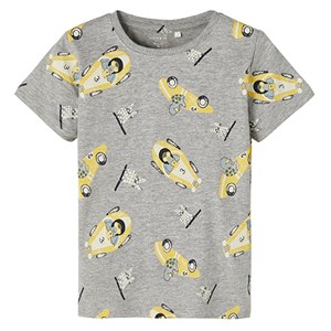 Name It - Joel T-shirt SS, Grey Melange