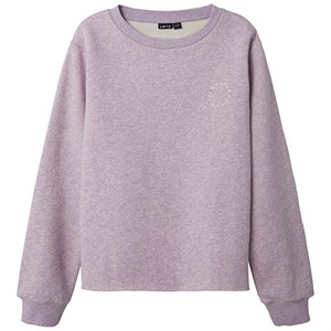 LMTD - Opal Kort Sweatshirt; Lavendula Melange