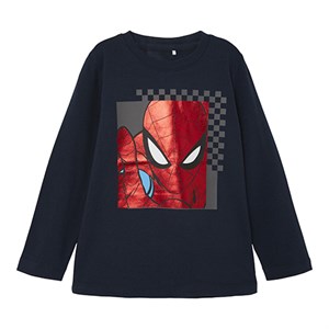Name It - Spiderman Dallas T-shirt LS, Titan