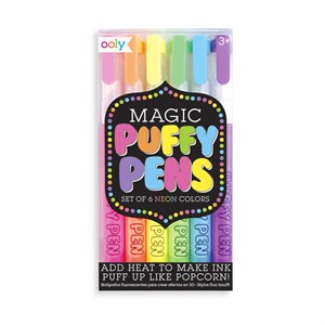 OOLY - Magic Puffy Pens, 6 stk.