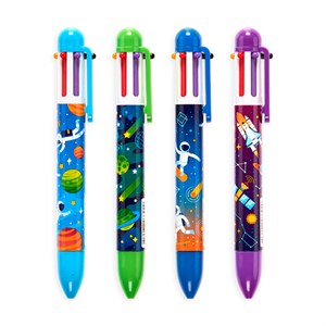OOLY - Astronaut 6 Click Multi Color Pen, 4 varianter