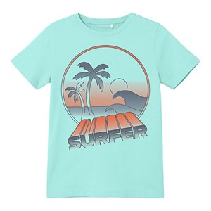 Name It - Victor T-shirt SS, Fair Aqua