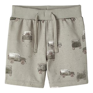 Name It - Jepa Sweat Long Shorts, Forest Fog