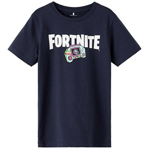 Name It - Frame Fortnite T-shirt SS, Dark Sapphire