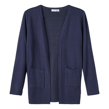 Name It - Victi Strik Cardigan Noos, Dark Sapphire