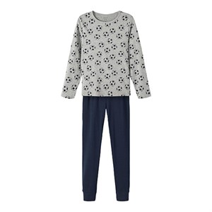 Name It -  Nattøj Fodbold, Grey melange