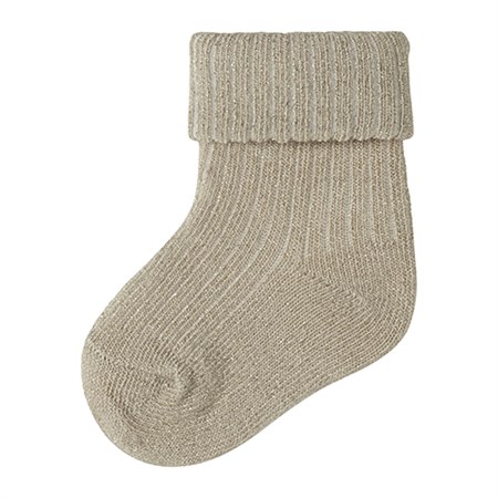 Name It - Nobba Glitter Sock, Island Fossil