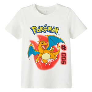 Name It - Denko Pokemon T-shirt, White Alyssum