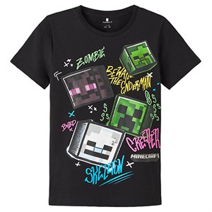 Name It - Dagfin Minecraft T-shirt, Black
