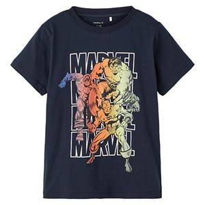 Name It - Jaidee Marvel T-shirt SS, Dark Sapphire