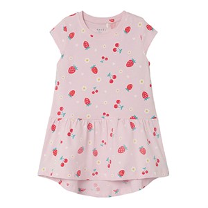 Name It - Vigga Capsl  Kjole - Strawberry, Pink Frosting