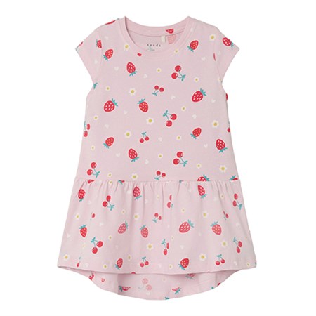 Name It - Vigga Capsl  Kjole - Strawberry, Pink Frosting
